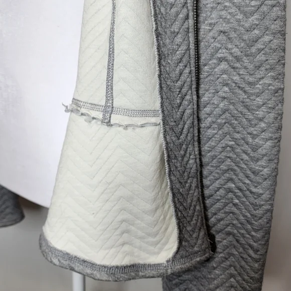 Torrid Peplum Grey Fleece Full Zipper Longsleeve Women's Size 2 (2x-20) - Picture 5 of 12